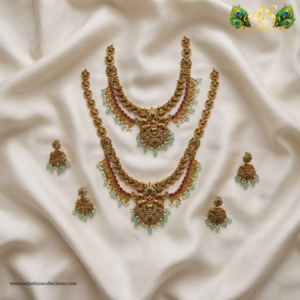 pure nakshi jadau kundan bridal necklace set