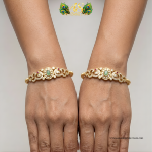 emerald victorian designer bangle